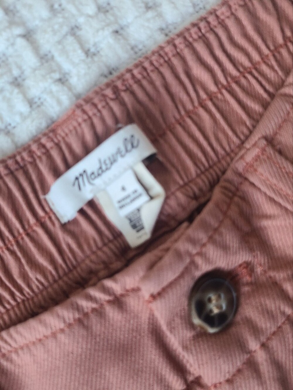 Madewell The Neale Straight-Leg Pant in Drapeweave Women's Size 4 - Picture 8 of 15